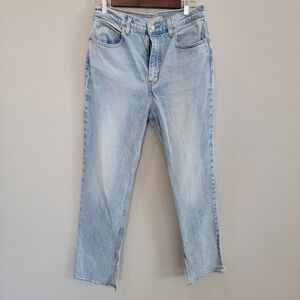 Levis Premium Light Blue High Rise Jeans, Retro 70', Ankle Slit, Size 29